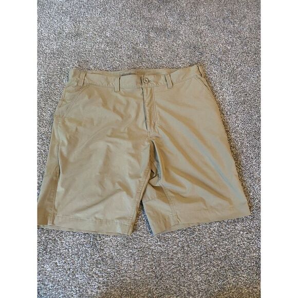 Eddie Bauer Shorts Mens 36 Pockets Button Lightweight Outdoors Brown Casual - Picture 1 of 3